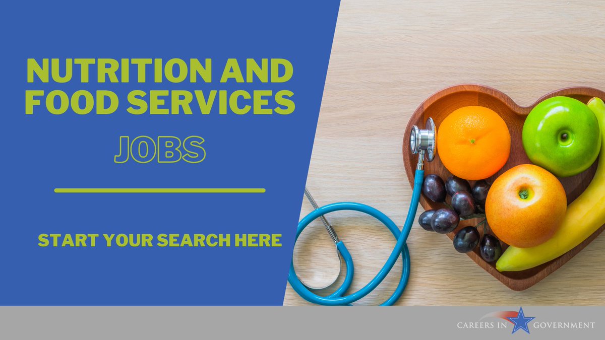 Hundreds of open nutrition and food services positions for state and local governments. Click the link to find your dream job #nutritionJobs #FoodServicesJobs #Jobsearch careersingovernment.com/categories/738…