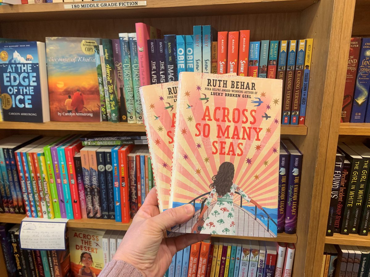 We are thrilled to host Ruth Behar this Sunday at 2 to share her new middle-grade novel, ACROSS SO MANY SEAS! Perfect for kids, adults, and educators, Ms. Behar is going to talk about the book and best practices for using it in the classroom! Register here ow.ly/TTKo50RnpzY
