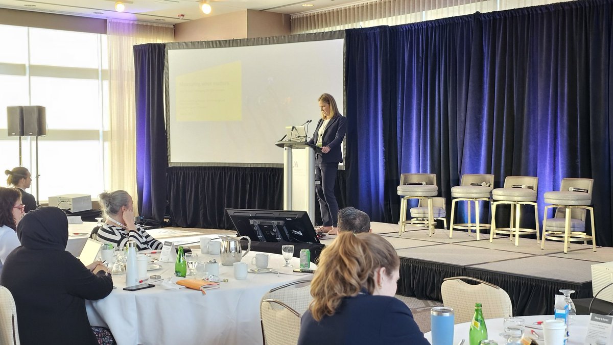 🌍 Andrea Vandenberg, Manager at Ernst &amp; Young's Climate Change and Sustainability Services, is now speaking on the critical topic of measuring ESG efforts. #ESGTO2