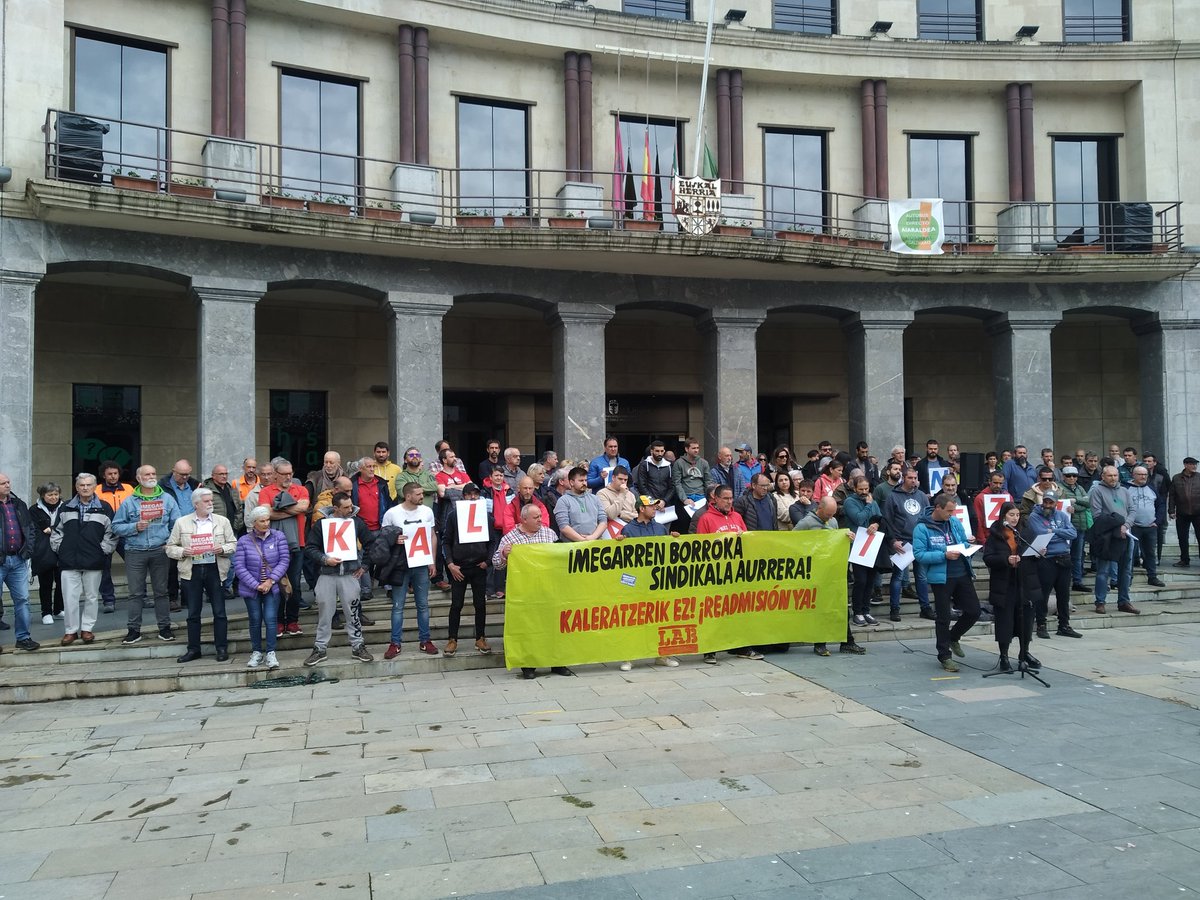 📢Agerraldia egin dugu gaur #IMEGAR eko langileekin
zuzendaritzaren jarrera onartezina salatzeko eta langileen borrokaren zilegitasuna aldarrikatzeko
#BorrokaSindikalaAurrera
#KaleratzerikEZ
#Readmision

🔗 labur.eus/5JdXF