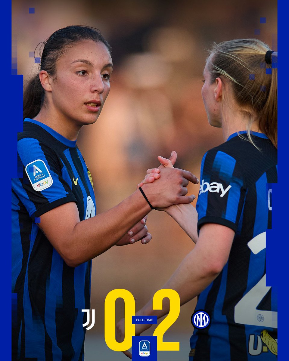 Grande vittoria per le nostre ragazze 😍🖤💙

#ForzaInter #InterWomen #JuventusInter