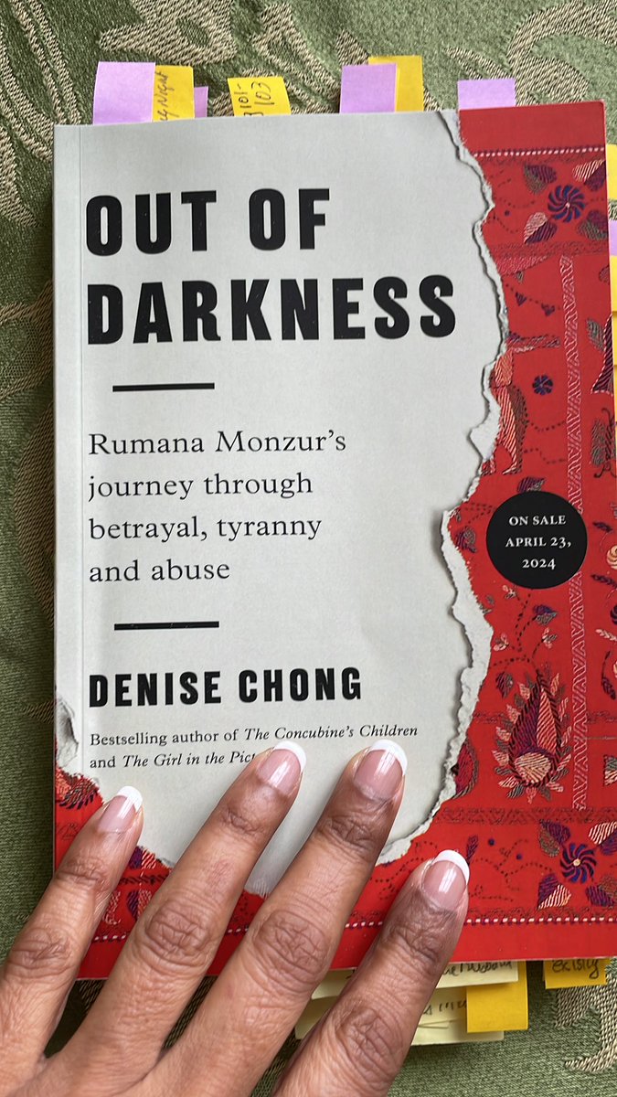 Join me Saturday April27 2pm: speaking w Denise Chong and her gripping book, Out of Darkness: about the story of Rumana Manzur @VPL free event; pls register 🙏🏾 @penguinrandom @NightwoodEd @stir_vancouver @rollwithheather @keithbaldrey