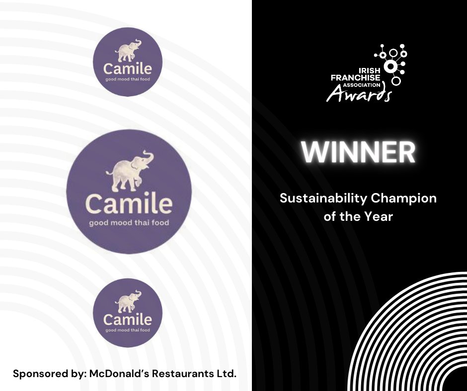 Congratulations to Camile Thai winners of the Sustainability Champion of the Year award ✨ 

This award is sponsored by McDonald’s Restaurants Ltd. 

#IFAA24