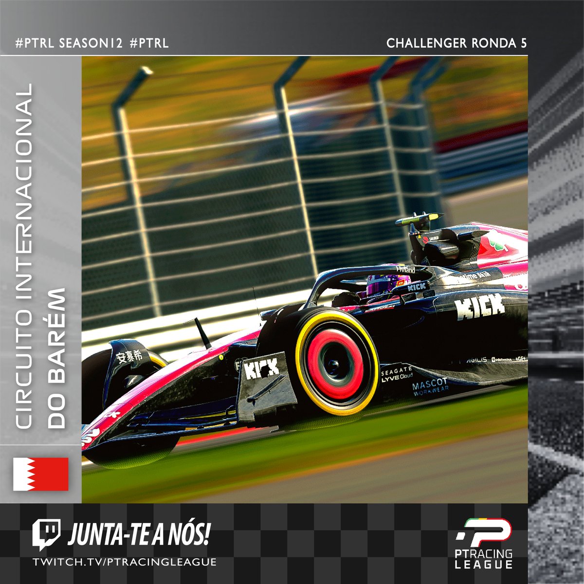 ptracingleague's tweet image. Está prestes a começar a 5ª Ronda da Liga Challenger! 💥

👉 twitch.tv/ptracingleague 

#PTRLSeason12 #PTRLChallenger #PTRL