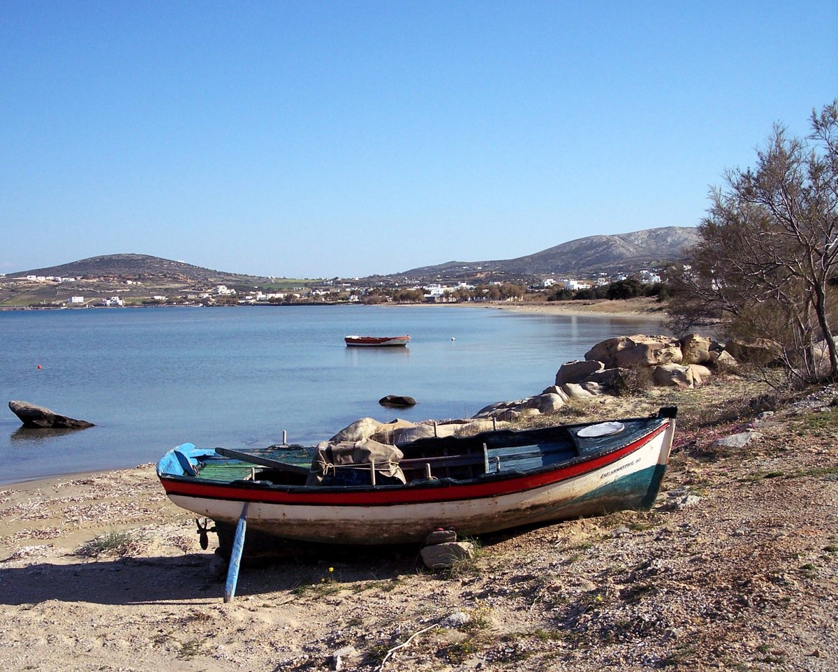 Have a great weekend, everyone!💙 An Old Rowboat #Naousa #Paros #Cyclades #Aegean #Greece #photography 📷mine