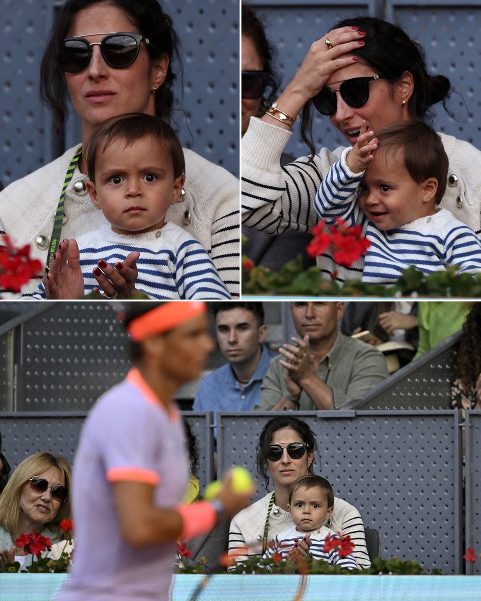 Name something cuter than Rafael Nadal watching Rafael Nadal 😍 #MMOpen | @RafaelNadal