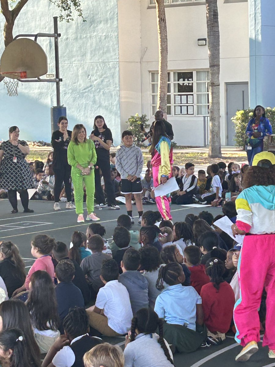 Awesome day at our PEP rally. Motivating our students to do their best on the test. <a href="/BHEPrincipalFam/">Katherine Familia</a> <a href="/Mrs_Jimenez_BHE/">Eliana Jimenez</a> <a href="/CLASSyteachMsR/">Kaslyn Romero</a> <a href="/ClarkeTaneshia/">Taneshia Clarke</a>