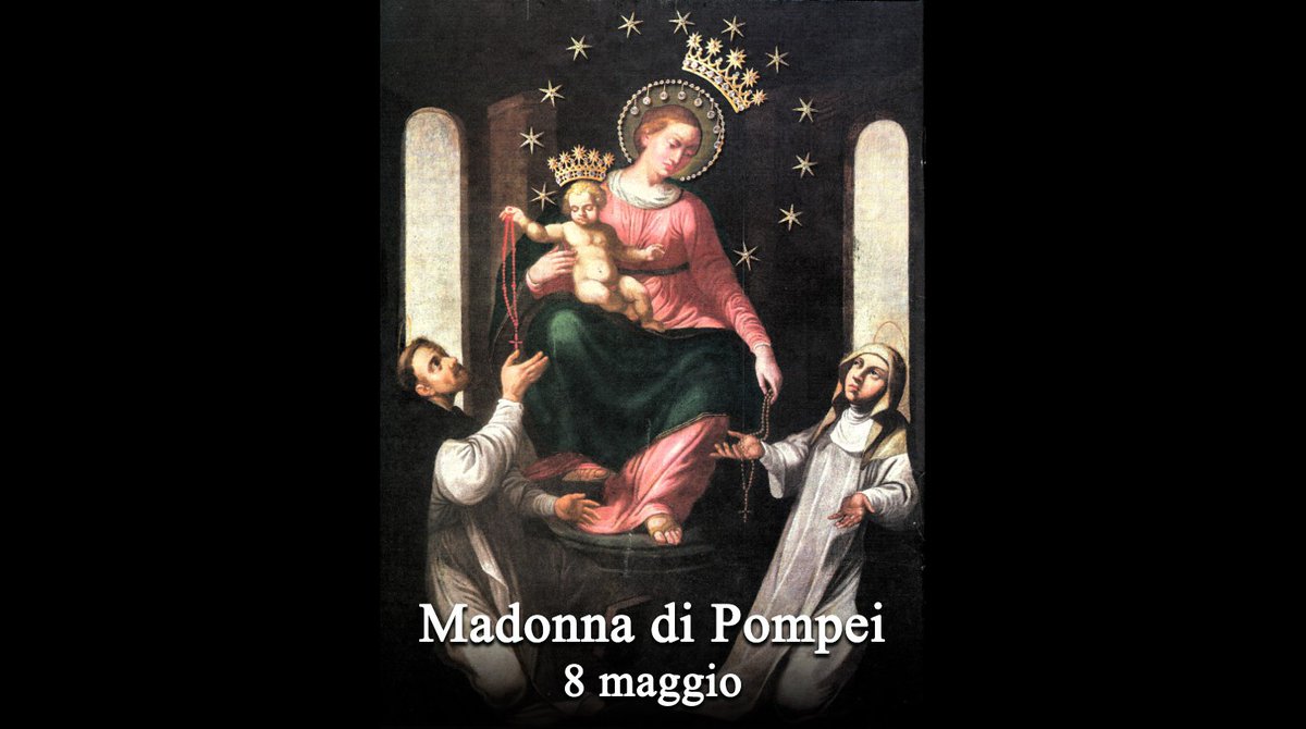 Oggi si celebra: Madonna del Rosario di Pompei santodelgiorno.it #santodelgiorno #chiesacattolica #madonnadelrosariodipompei #madonna