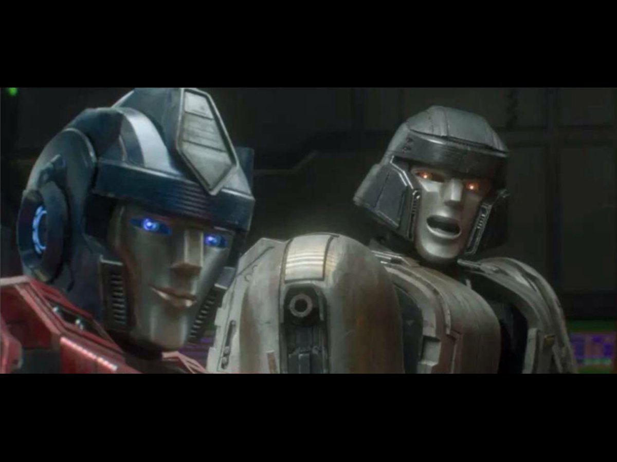 I had to do this scene with Orion and Megatronus (tfp)✨ #tfp #megop #tfone #TransformersOne #Transformers #procreate #orionpax #megatronus #mystyle #robot #cybertron