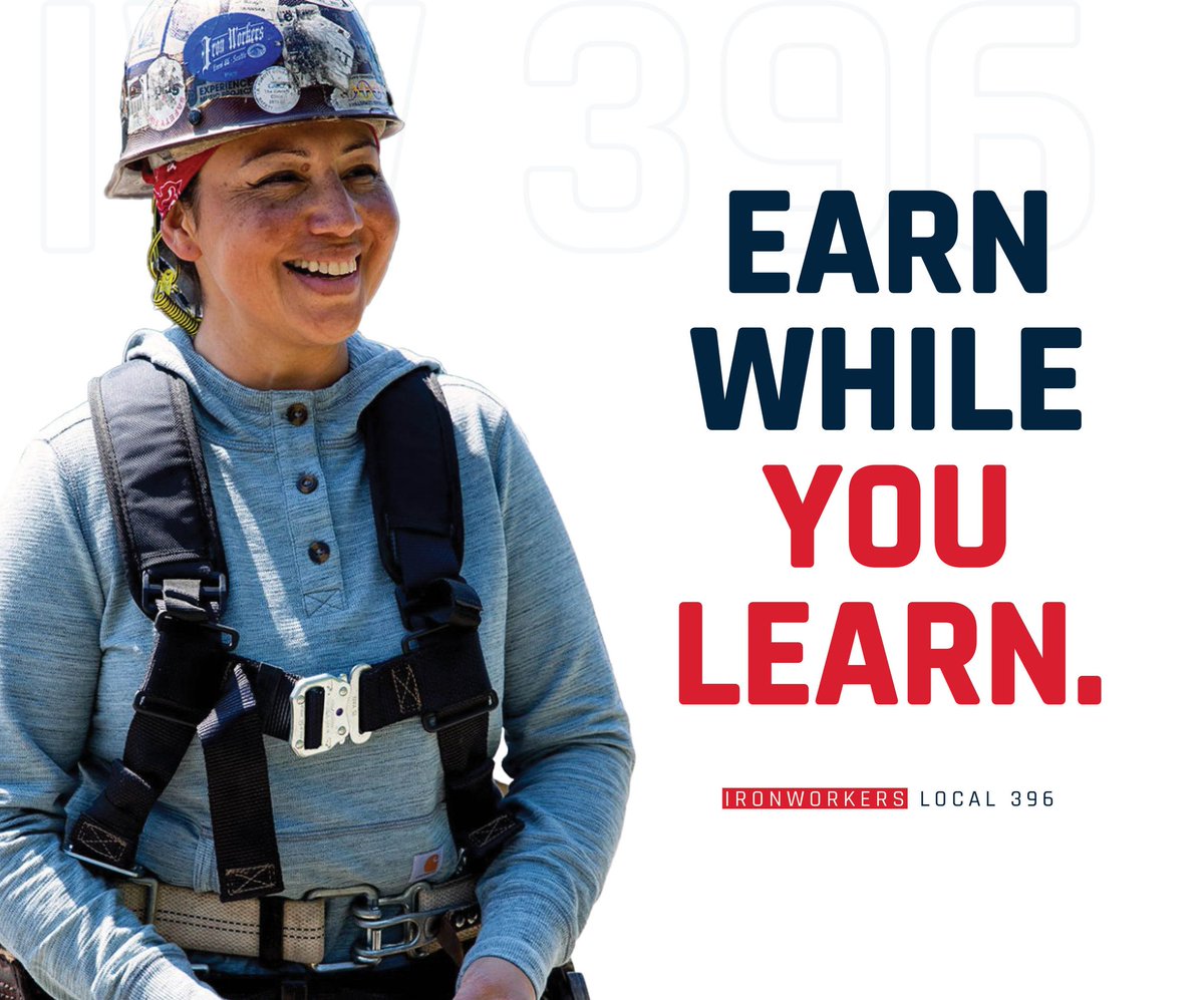 Union apprenticeship programs empower individuals to grow their skills and earn while they learn. #EarnWhileYouLearn