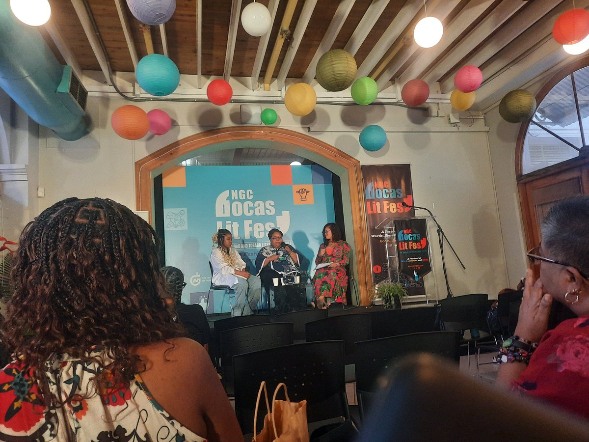 Loved this panel with @RSAGarcia and Zalika Reid-Benta, moderated by @BreeMcIvor about modern takes on Caribbean folklore at @bocaslitfest  #bocas2024