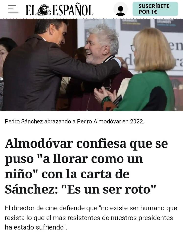 Y vosotros, habéis llorado mucho? Ah que no, que no tenéis subvenciones…