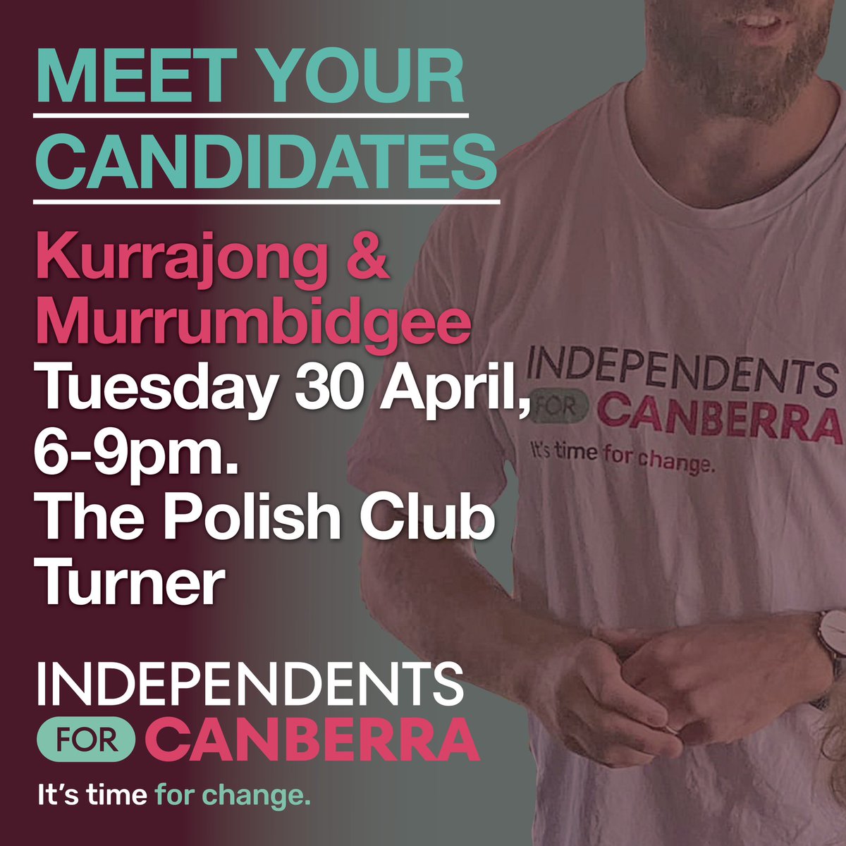 Calling people of the inner north/south, Woden Valley, Weston Creek & Molonglo Valley to attend this town hall event! Hear from prospective candidates, ask questions & provide input to inform who runs under our banner. It’s time for change. RSVP at independentsforcanberra.com/kurrajong_cand…