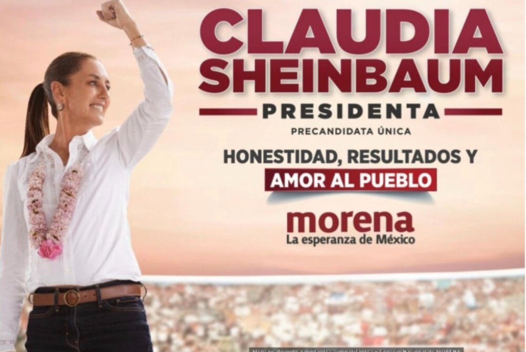 #ClaudiaPresidentaDeMexico2024 #VotoMasivoPorMorena2024 #La4TransformacionSIGUE
#SomosMillonesConAMLO #AMLOLujoDePresidente #AmorConAmorSePAGA #JuntosSeguimosHaciendoHISTORIA