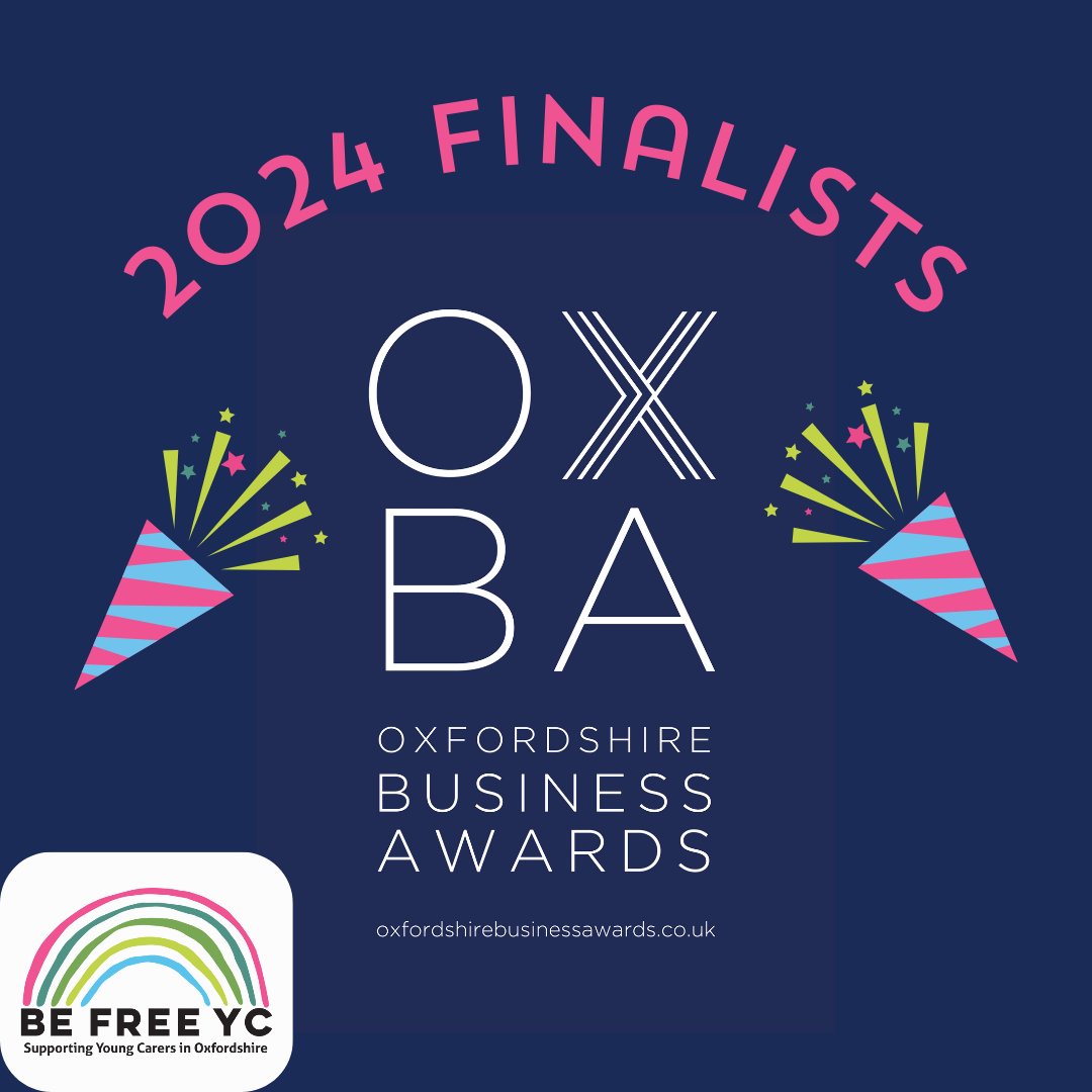 We are proud to announce that we are in the final of @oxfordshirebusinessawards 2024! 🏆 This is a very welcomed award that highlights the important work and care that we provide to young carers of Oxfordshire! Congratulations also to @sobell.house and @tapsocialmovement