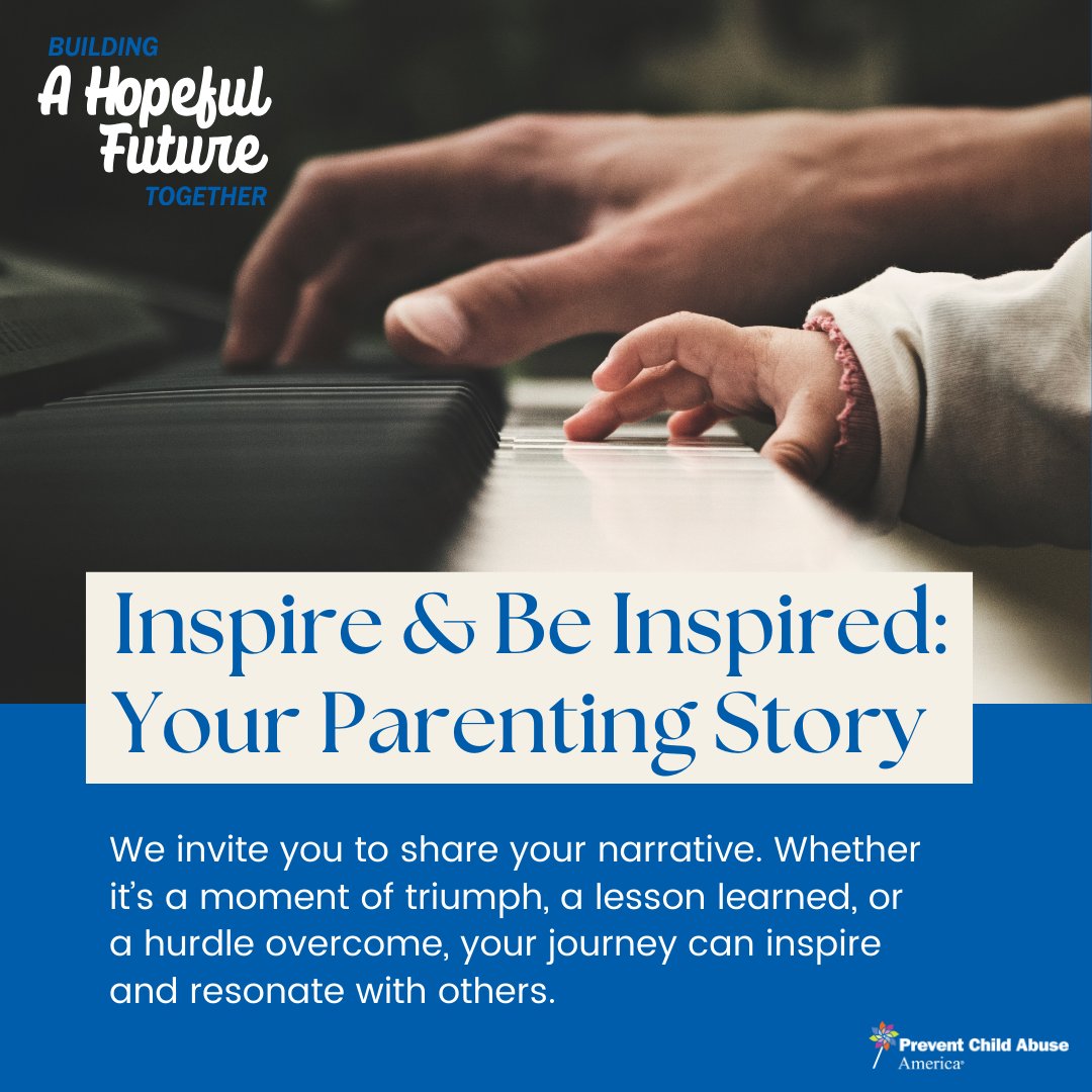 Every parent has a story full of wisdom from their parenting journey experiences: the challenges and the rewards. Your story can help a new or struggling parent in a difficult time. Tell us a lesson you’ve learned as parent. #CAPMonth #ShakenBabyAwarenessWeek #Buildingtogether