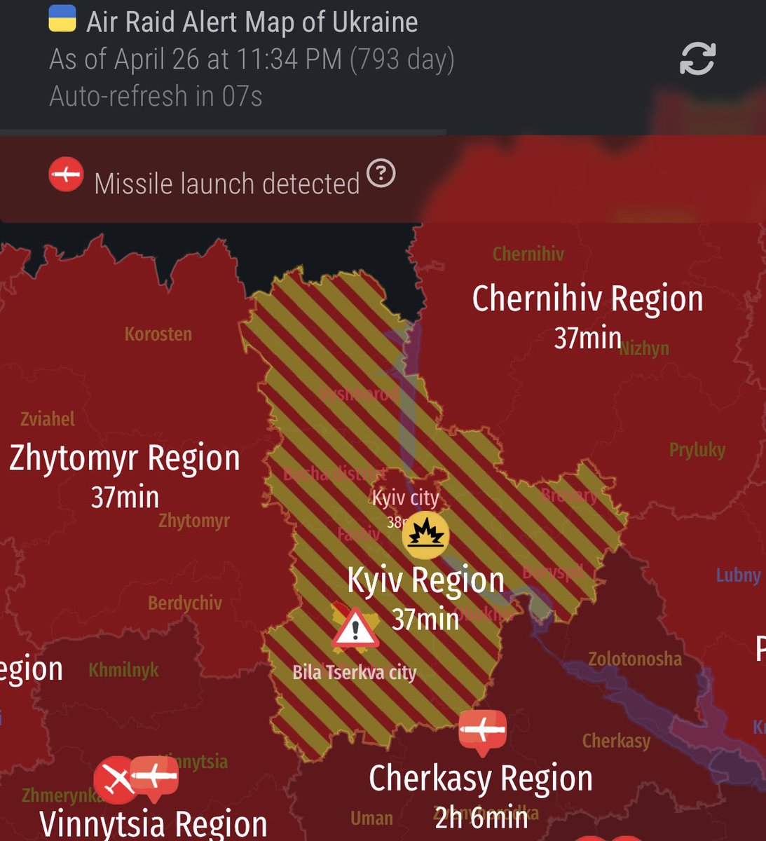 Ukraine under attack