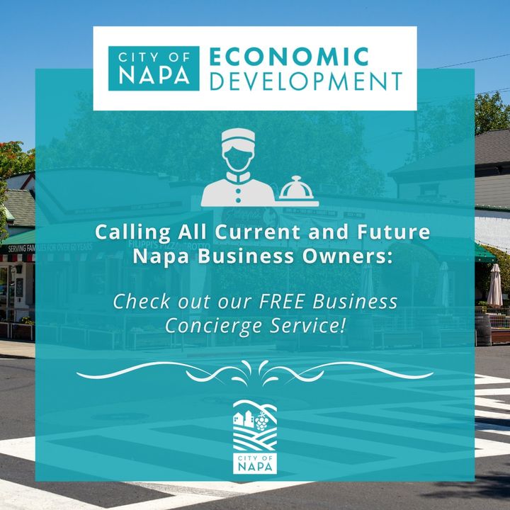Did you know that the City has a Business Concierge Service for our local businesses? 🏫🤝🧳 Our economic development team works hard to provide this free service. Visit bit.ly/4dgTGxV or contact economicdevelopment@cityofnapa.org or 707-257-9502 to learn more.