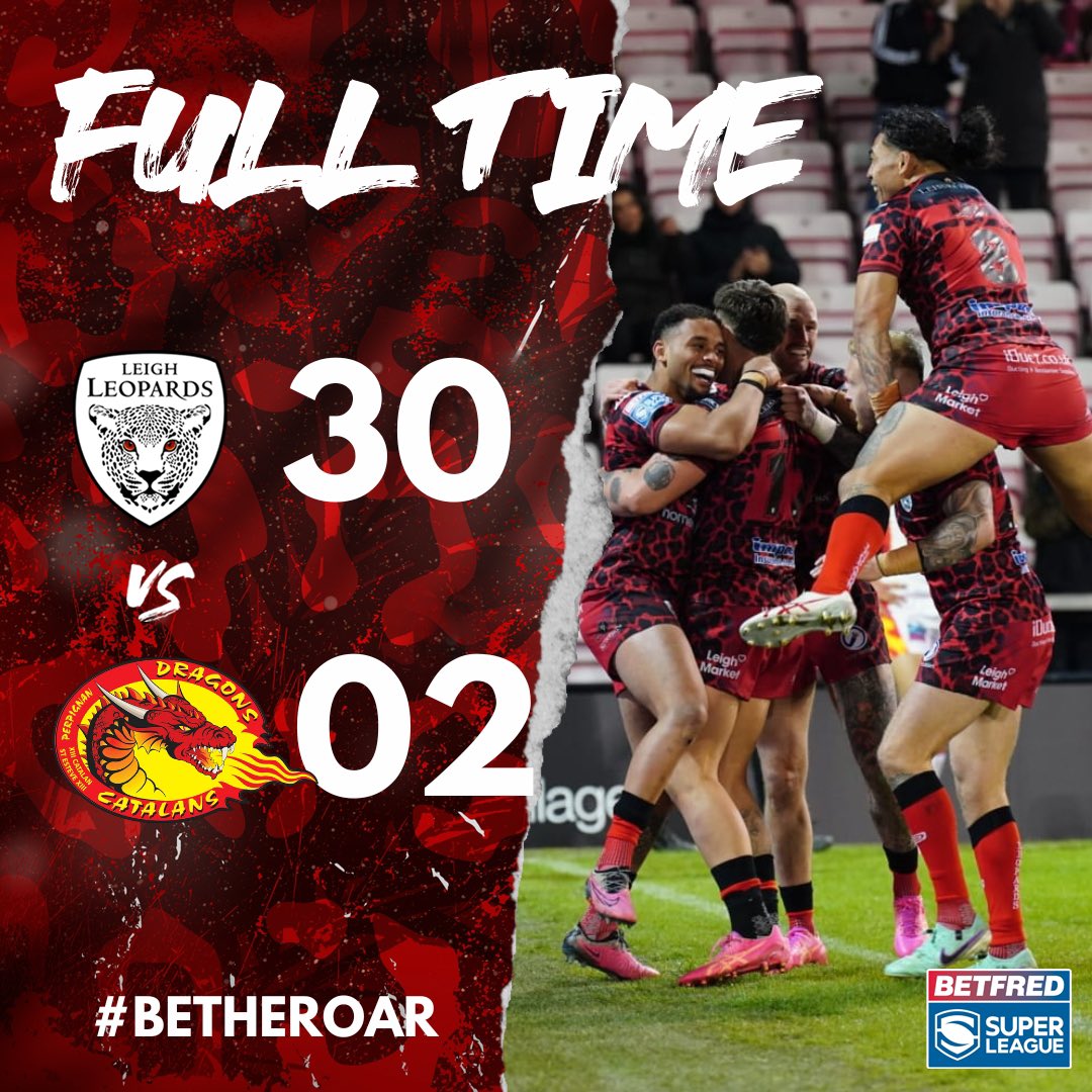 FULL TIME 🐆🐉

#betheroar