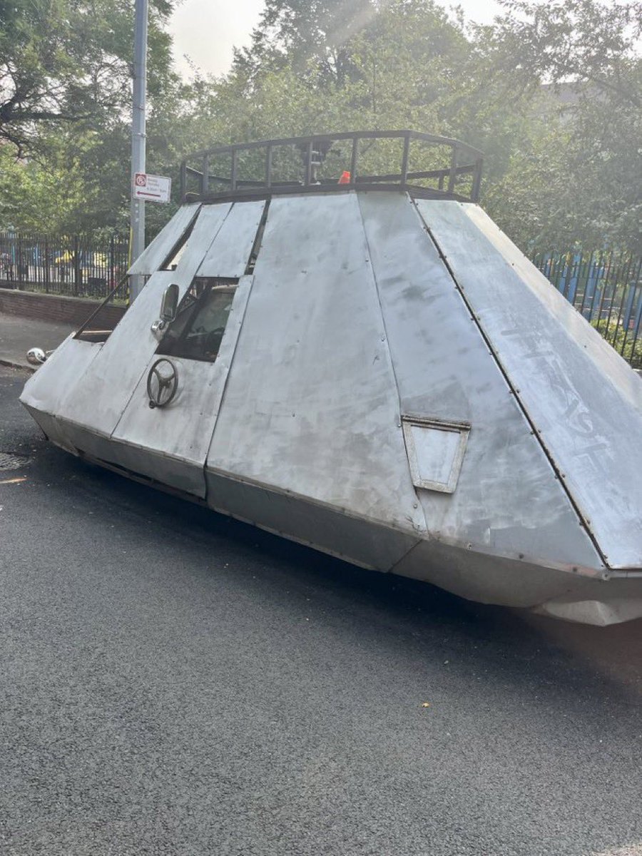 Would you rather own … A) Tesla cybertruck B) this car I walk my dog past in Brooklyn every day