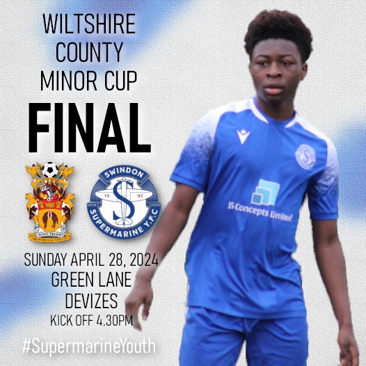 Swindon Supermarine Youth FC (@youthswindon) on Twitter photo U16s | We've another chance of silverware in Devizes on Sunday as our U16s side are in their age group Final of the <a href="/FishBrothersKia/">Fish Brothers Kia</a> sponsored Wiltshire County Minor Cup!
We're hoping our <a href="/YSswindon/">Your Sport Swindon</a> camera will be there too - C'mon Marine!
<a href="/WiltsCountyFA/">Wiltshire FA</a>
#SupermarineYouth U16s | We've another chance of silverware in Devizes on Sunday as our U16s side are in their age group Final of the <a href="/FishBrothersKia/">Fish Brothers Kia</a> sponsored Wiltshire County Minor Cup!
We're hoping our <a href="/YSswindon/">Your Sport Swindon</a> camera will be there too - C'mon Marine!
<a href="/WiltsCountyFA/">Wiltshire FA</a>
#SupermarineYouth