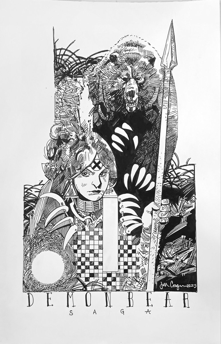 @vondurabo Demon Bear and Dani Moonstar illustration by Jason Crager is available
tdartgallery.com/GalleryPiece.a…
#tdart #comicart #xmen