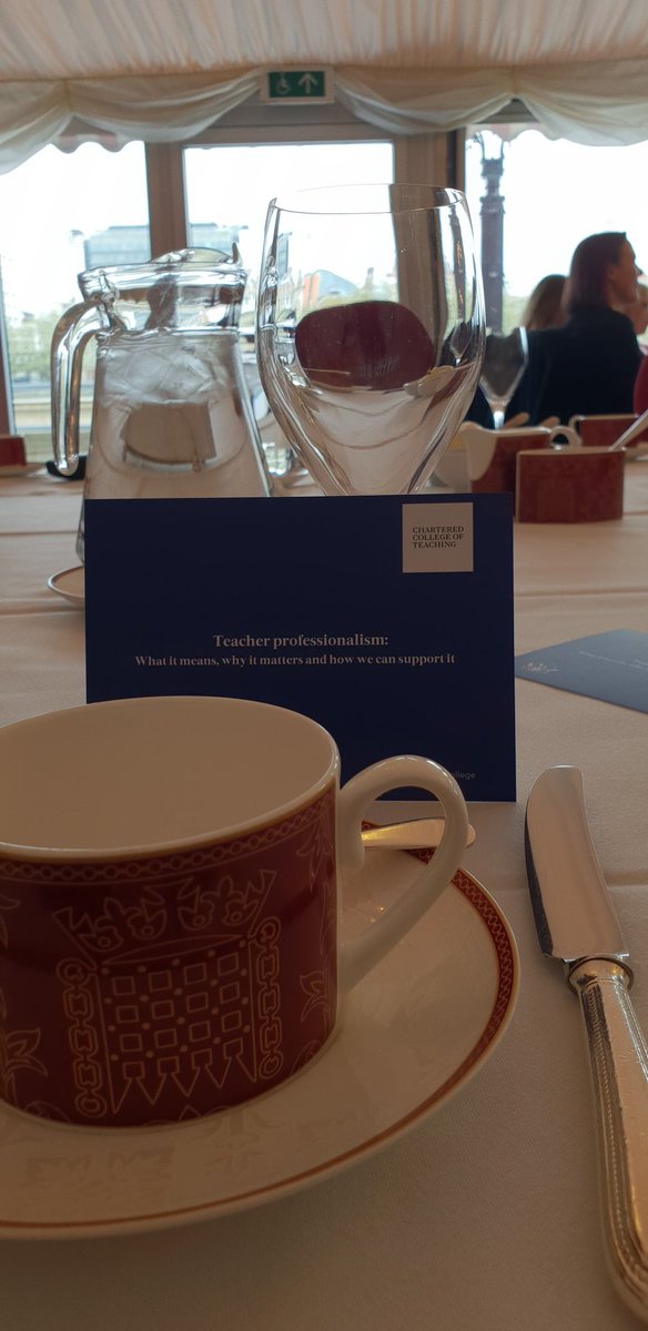 Honoured to have attended the House of Lords event hosted by Baroness Morris on behalf of the @CharteredColl.  Heard from esteemed educators including @AlisonMPeacock about Ethical Leadership and Professionalism.  Oh, and the scones were so good!
#schoolleaders #leadership #CPD