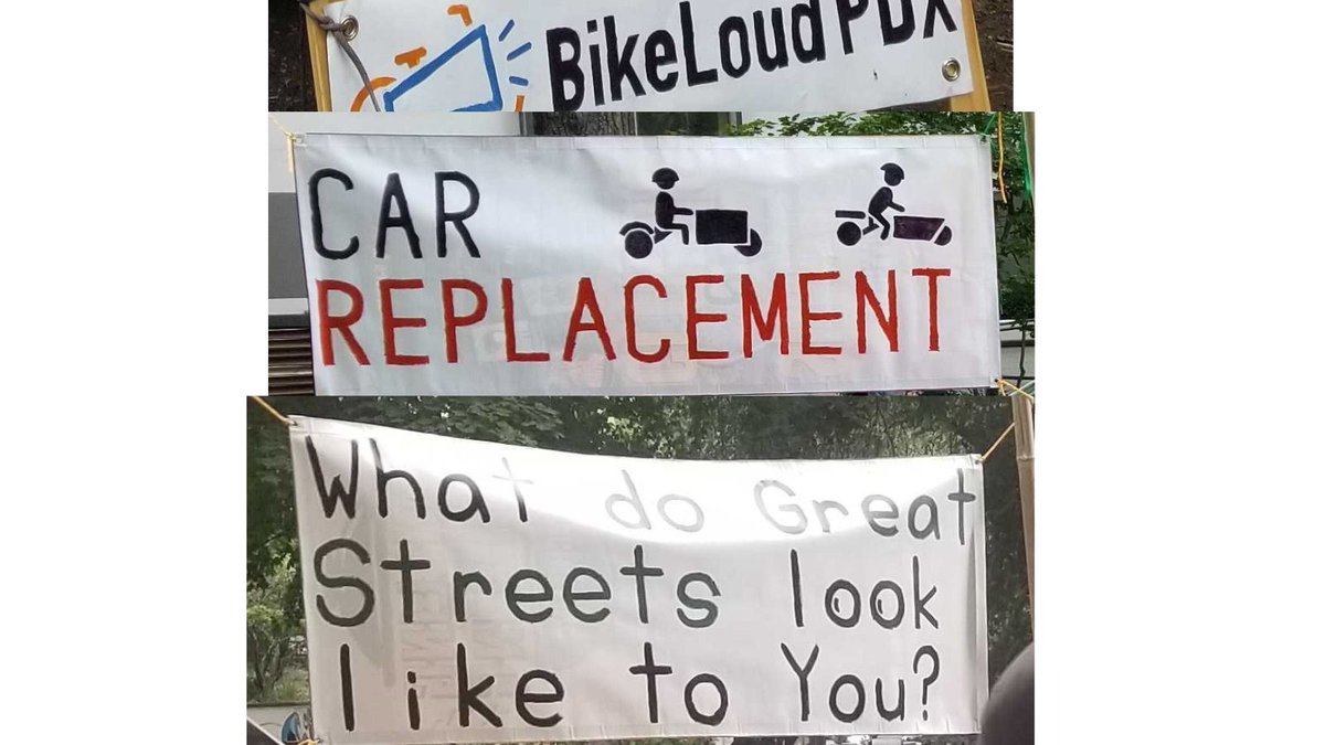 Seeking an artsy/crafty volunteer to hand-paint 2'x5' banners for bike outreach! Message if you can help. We hope to table often at the PSU Farmers Market, teaching folks how and why to bike!