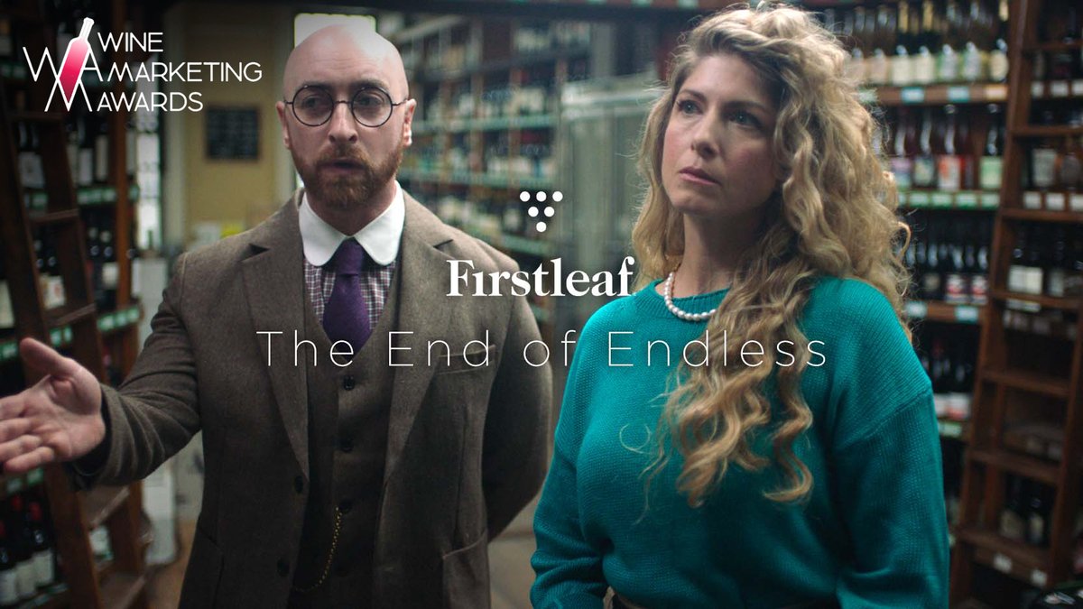 Very excited to share that Firstleaf's "End of Endless" TV campaign has been selected as a winner of the Wine Marketing Awards by Wine Industry Network