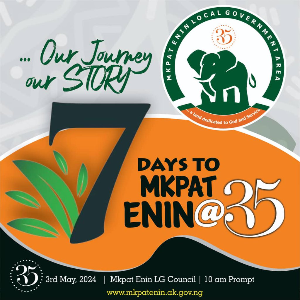 Mkpat Enin@35 
A proud Mkpat Enin Daughter 

#mkpatenin@35
#ourjourney
#ourstory