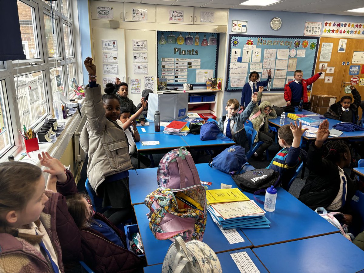 #y3 are voting for whether they want to come to school dressed in PE kit on PE days. These children all think it’s a good idea #pe #democracy #britishvalues