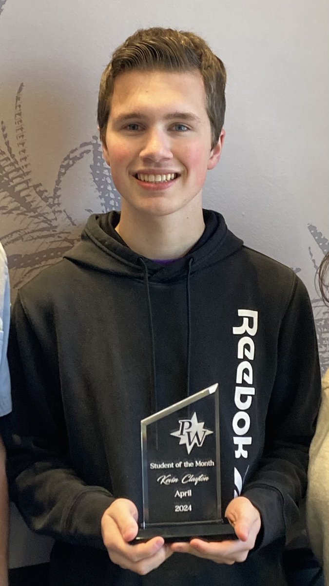 Congratulations to junior Kevin Clayton, Parkway's Student of the Month for April 2024! Kevin is in the Carpentry program at Parkway West CTC. #SFLionPride #sfhslions