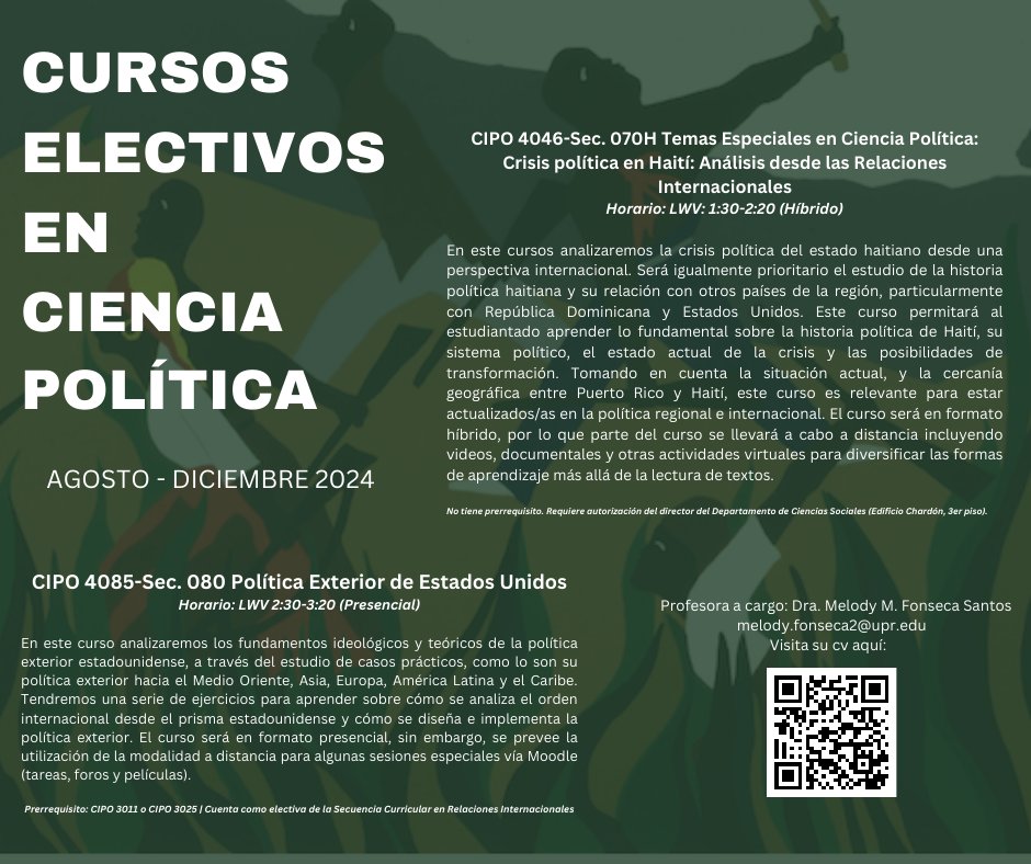 Relaciones Internacionales-UPRM tweet media