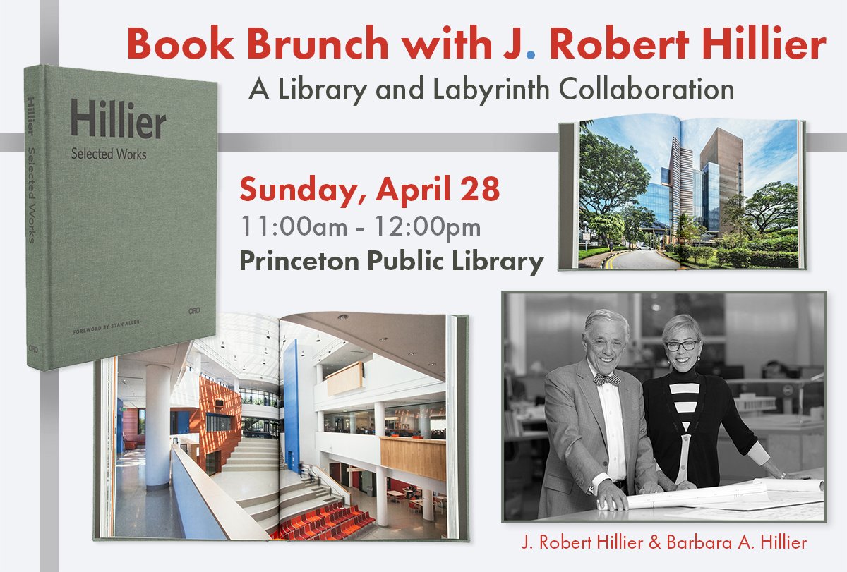 Doors open at 10:30 am for pastries and coffee, the talk will be at 11 am for this special Sunday Book Brunch with Bob Hillier of Hiller Studios.