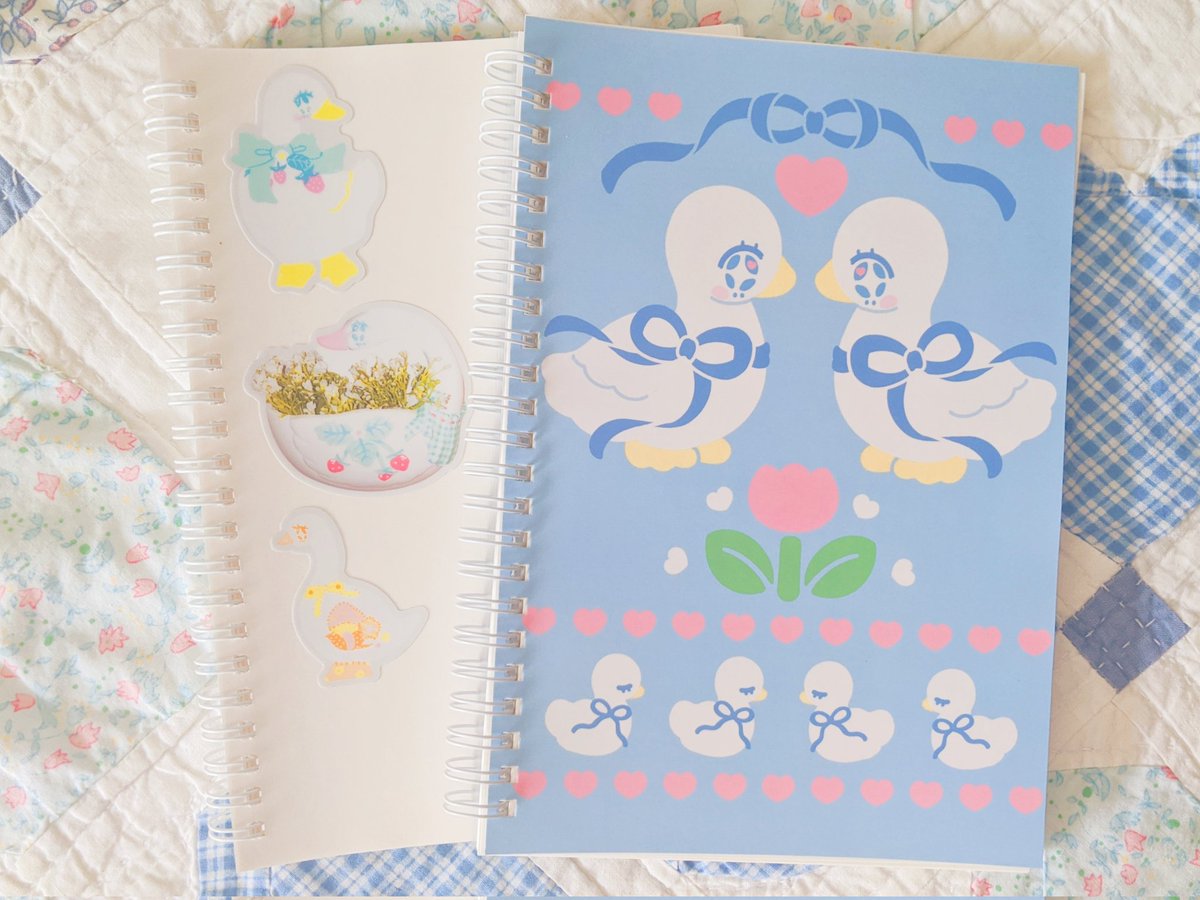 new sticker book design for shop update on may first 🦢