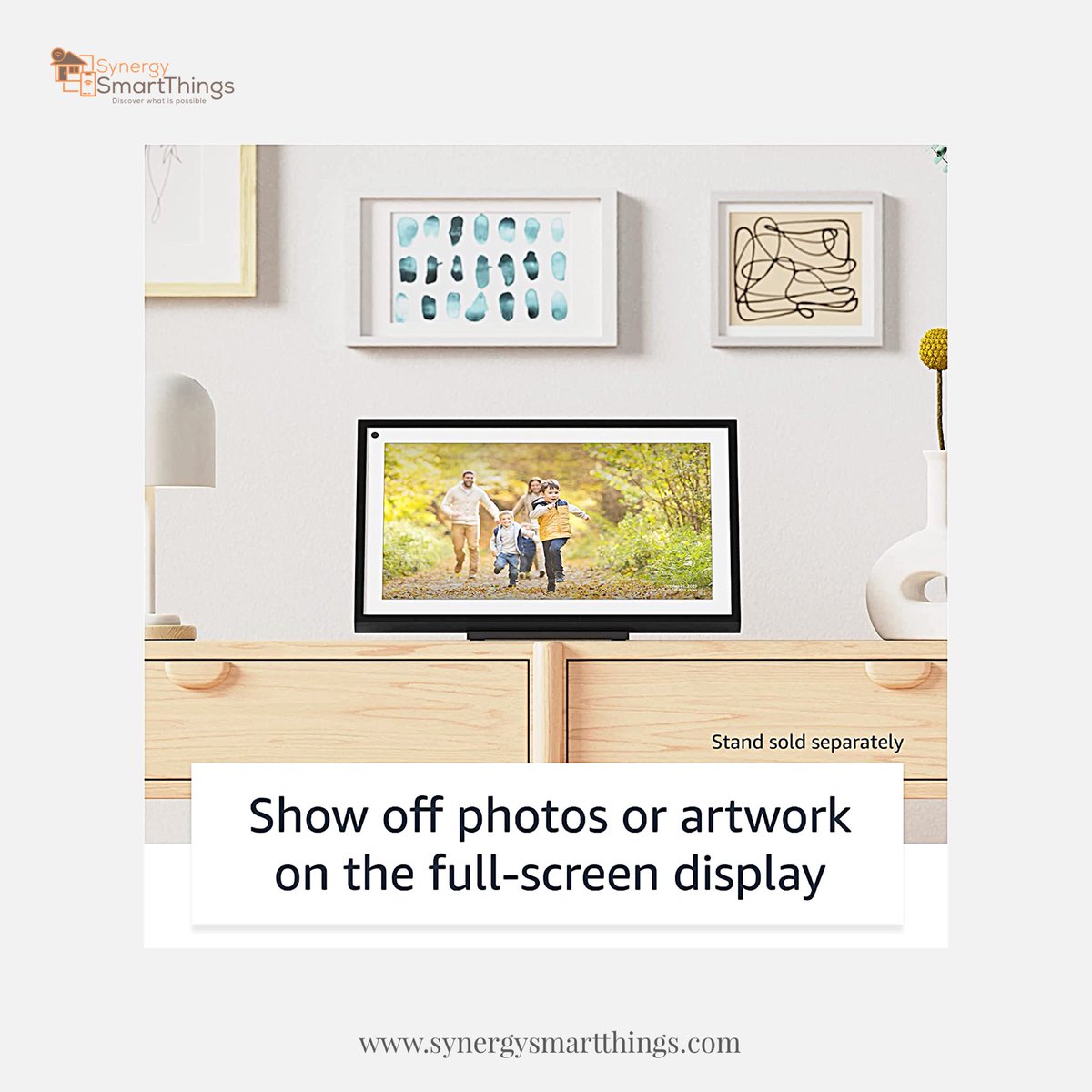 SmartThingsNG's tweet image. Still talking about the Echo show 15. With an incredible display to show your art, frames and photos…

#echoshow15 #echoshow #smartdevices #smarttechnology #smartthings #synergysmartthings