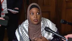 She’s a Toronto born Somalian activist from McMaster U who wrote articles for the young communist league of Canada. Not some champion of the keffiyeh.  Chill a bit their Champ. 
Pre and post October 7