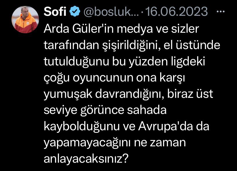 Arda Güler için atılan en mistik tivit ag