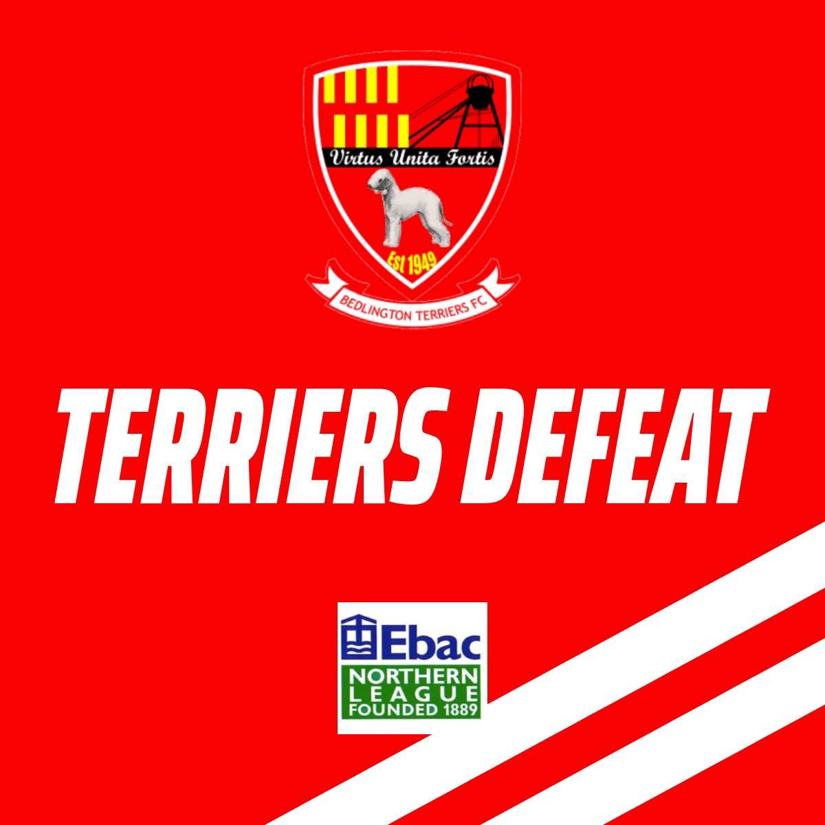 Terriers fall to a 3-1 defeat against Blyth Town at Craik Park. 🐶 #prideofbedlington