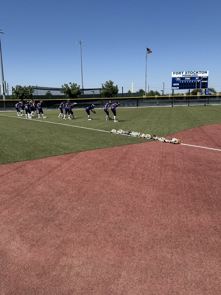 Warming up for BI-District game vs. Frenship