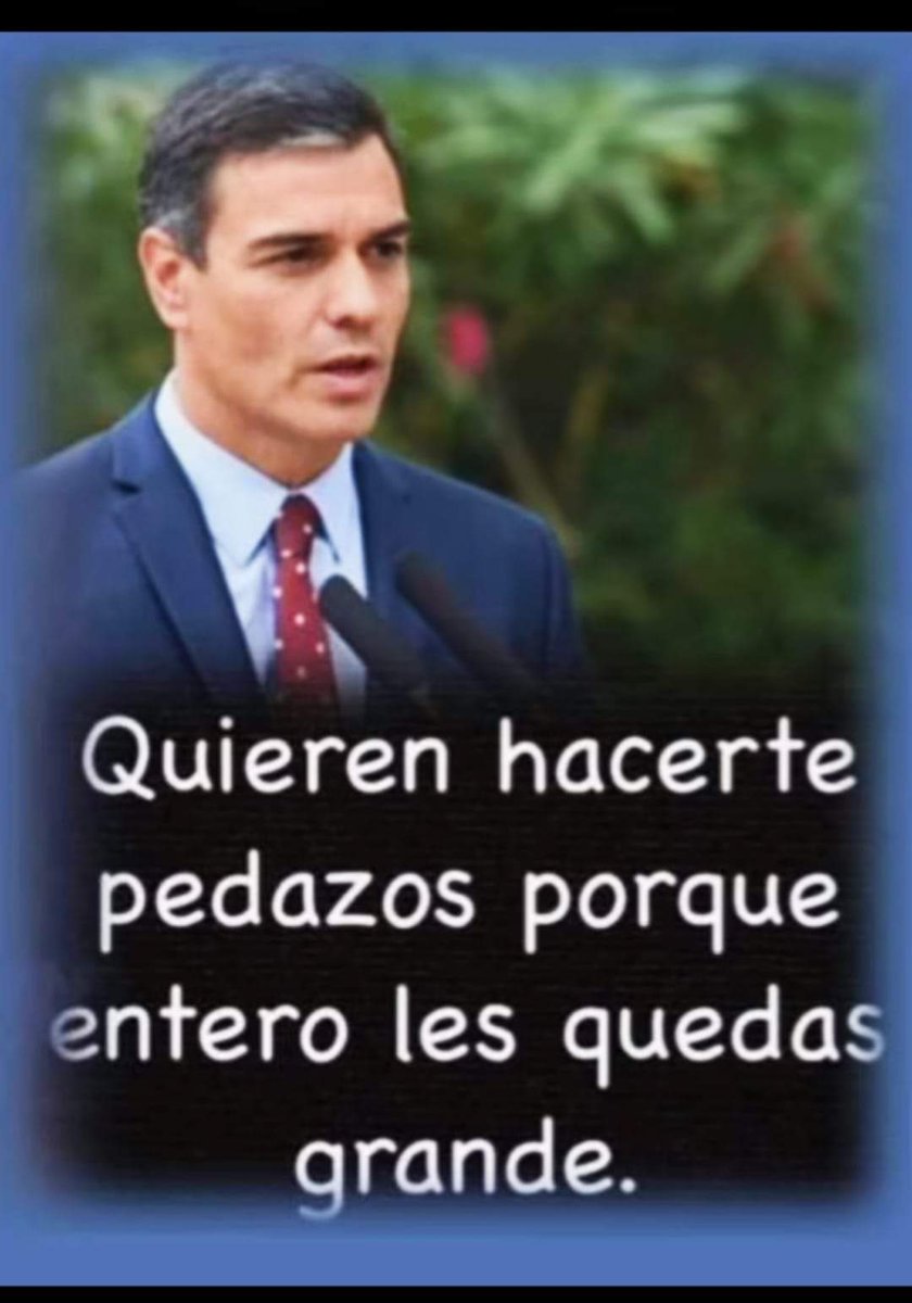 @santicl El mejor político decente que España parió. Grande muy grande le quedas a los fascistas y medios afines. #NoTeRindasPedro