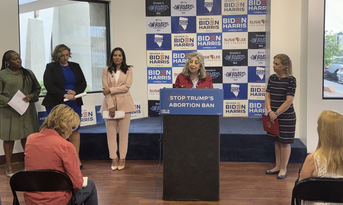 Thank you @DWStweets for sharing the hardships women experience living under extreme Republican abortion bans like in Fla. We can stop this attack on women by voting for @JoeBiden and Democrats up and down the ticket. @Nicole4Nevada @sandra4nv