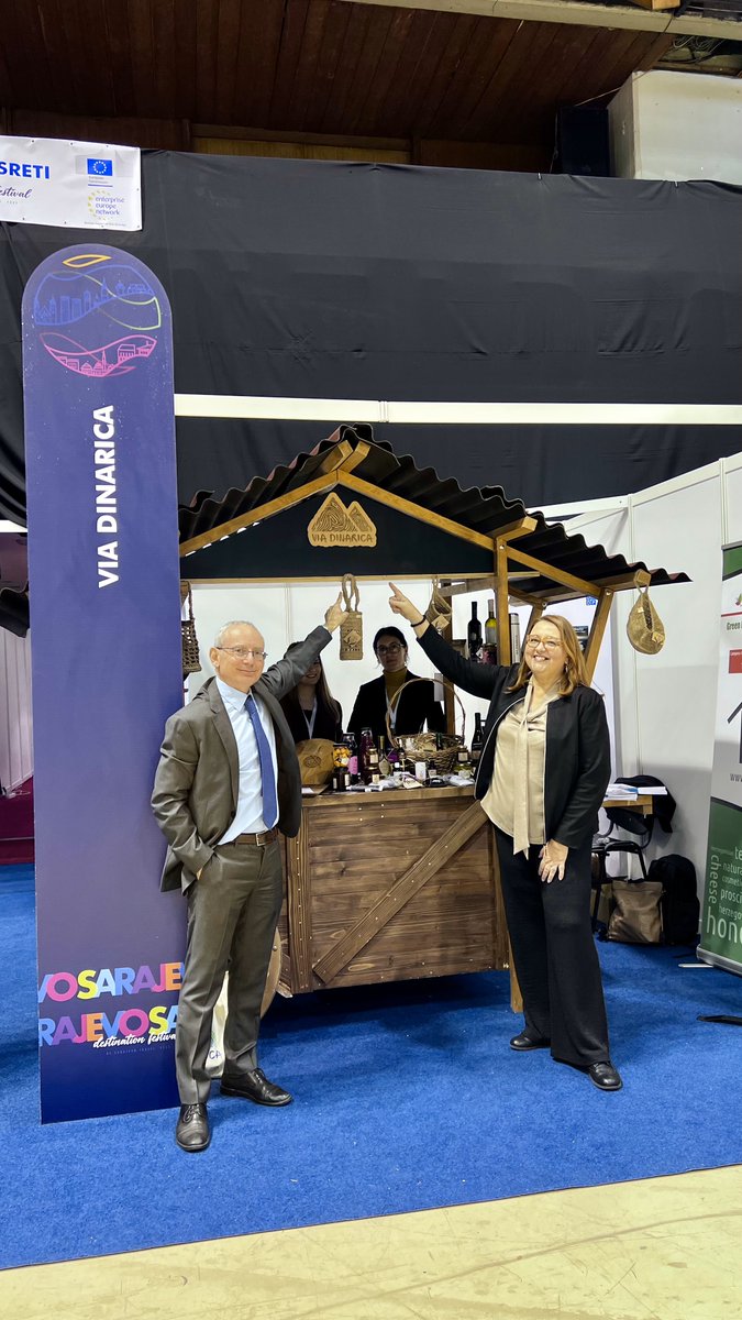 ViaDinarica (@via_dinarica) on Twitter photo Presenting the wonders of #viadinarica at #sarajevodestinationfestival - from traditional products to enchanting trails. Special thanks to the Italian Ambassador H.E. Marko Di Ruzza for the support 💚<a href="/italyinbih/">Italy in Bosnia and Herzegovina</a> <a href="/UNDPBiH/">UNDP in Bosnia and Herzegovina</a> Presenting the wonders of #viadinarica at #sarajevodestinationfestival - from traditional products to enchanting trails. Special thanks to the Italian Ambassador H.E. Marko Di Ruzza for the support 💚<a href="/italyinbih/">Italy in Bosnia and Herzegovina</a> <a href="/UNDPBiH/">UNDP in Bosnia and Herzegovina</a>