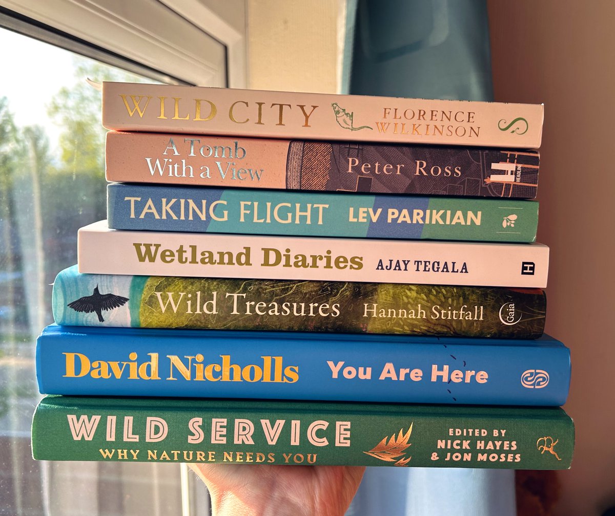 may have also lost self control and bought a few books recently - @Flo_Wilk @PeterAlanRoss @LevParikian @AjayTegala @HannahStitfall @DavidNWriter @Right_2Roam 🫣