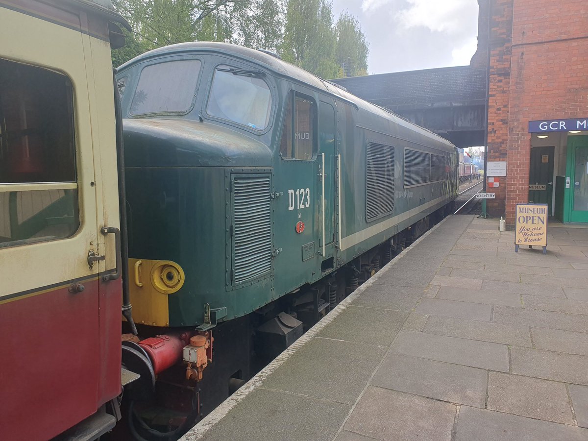 GCR Deisel Gala 26.4.24 
D123 at Quorn and Loughborough