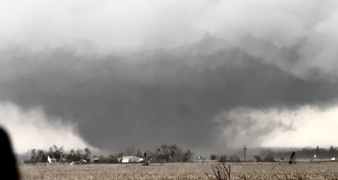 Violent Wedge near Elkhorn, Nebraska moments ago!