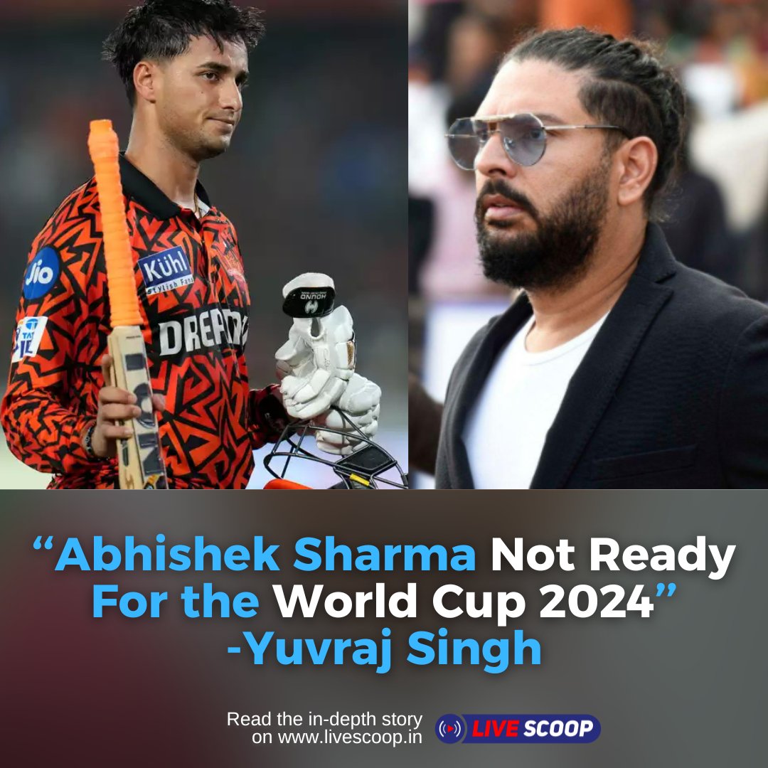 Yuvi's comments come ahead of Indian team selection for the World Cup, in June in the US and West Indies.

Read more: livescoop.in

#AbhishekSharma #abhisheksharma😍 #abhisheksharmafc #abhisheksharma_4 #abhisheksharmafam #abhisheksharmacricketer #livescoop