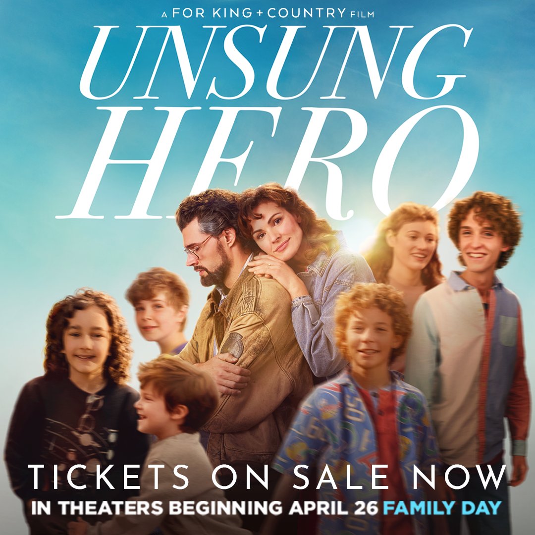 'Family's not in the way, they are the way!' Our mates in @4kingandcountry have released a film with Lionsgate called UNSUNG HERO- and it hits theaters nationwide TODAY! 👨‍👩‍👧‍👦🎞️We may just have a special announcement involving these guys next week.. 😉 Stay tuned!