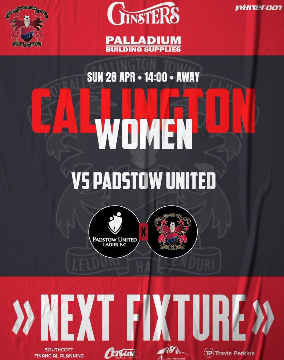 This Sunday our @CTFCWomen travel to @PadstowULadies in the @TheCWFL at 2pm at Jury Park @swsportsnews @PLsportsnews @sportscornwall @Cornishfootball @NigelWalrond @KJMsport57 @therealginsters @PalladiumK @WhitefootP