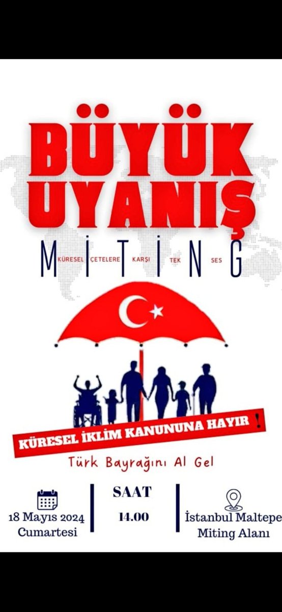 Küresel iklim yalanıyla seni kandırmalarına izin verme covidin öldürücülüğüyle kandırıldın mrna aşılarının koruyuculuğuyla kandırıldın bu kez doğru olanı yap ve kandırılma  #Yalaniklimi seni tekrar tuzağa düşermek için uyduruldu küresel köleliğe hayır de ve karşısında dur‼️